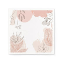 Champagne Rosa - Hand plockade Blommigt