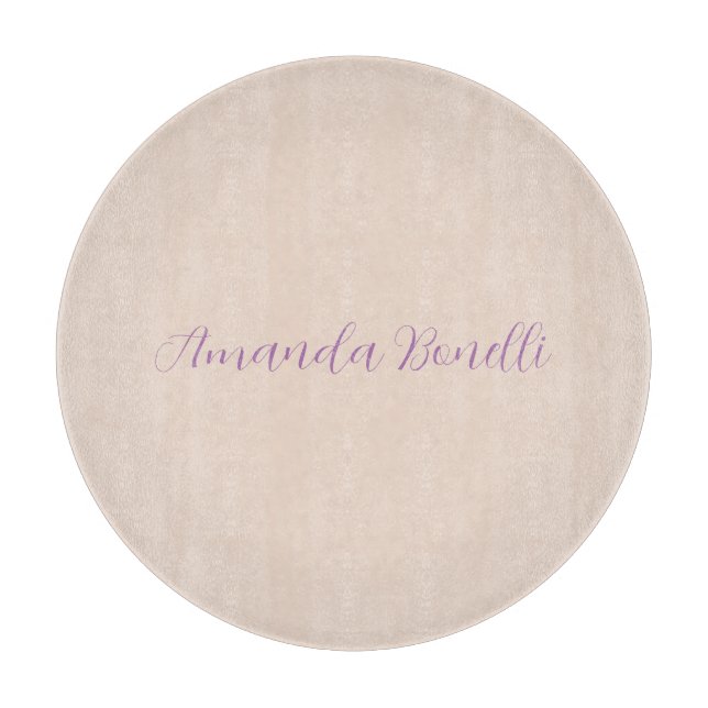 Champagne Rosa Plain Simple Minimalist Modern (Framsidan)