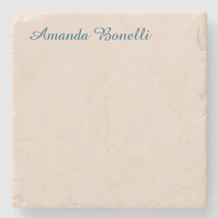 Champagne Rosa Plain Simple Minimalist Modern Stenunderlägg