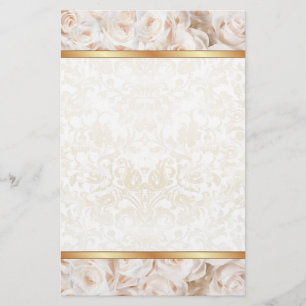 Champagne Rosa ros Elegance Brevpapper