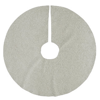 Champagne Sand Glitter Julgransmatta Borstad Polyester