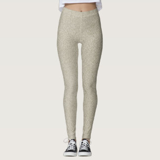 Champagne Sand Glitter Leggings