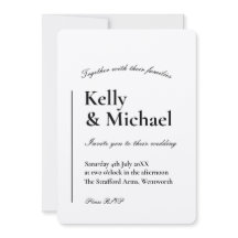 Champagne Shimmer Typography Bröllop