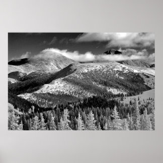 Champagne Snowscape Poster