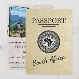 Champagne South Afrika Passport Spara Datumet