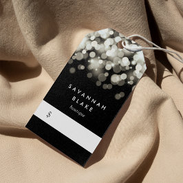Champagne Spark Prisa Märkre Presentetikett