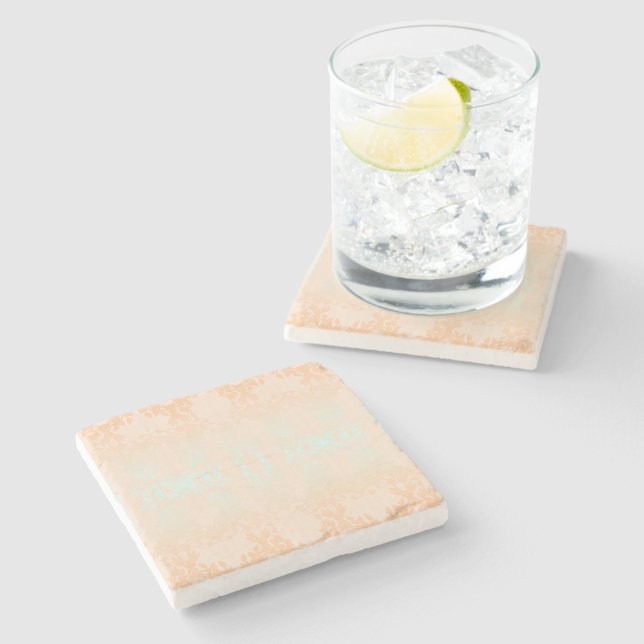 Champagne Spets Stenunderlägg (Sidan)