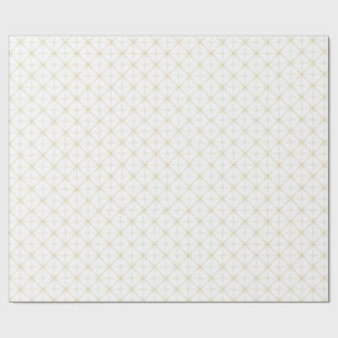 Champagne Stjärnbrisad Diamantmönster Presentpapper