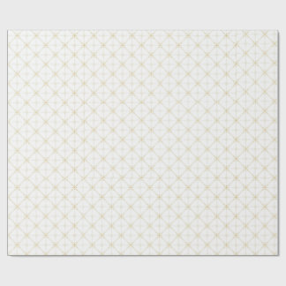 Champagne Stjärnbrisad Diamantmönster Presentpapper