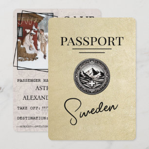 Champagne Sverige Passport Spara datum Datumet