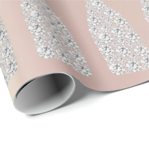 Champagne Swarovski Crystals Diamond Flaska Parly Presentpapper