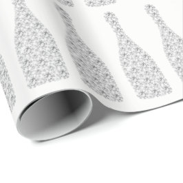 Champagne Swarovski Crystals Diamond Flaskor White Presentpapper