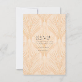 Champagne Tastes RSVP Card OSA Kort