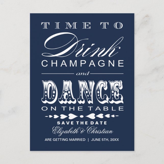 Champagne Theater Bill Spara vykortet Meddelande Vykort (Framsida)