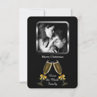 Champagne Toast Elegant Anpassad Foto