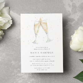 Champagne Toast | INBJUDNINGSKORT FÖR MÖHIPPAN