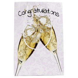 Champagne Toast on White Snöre
