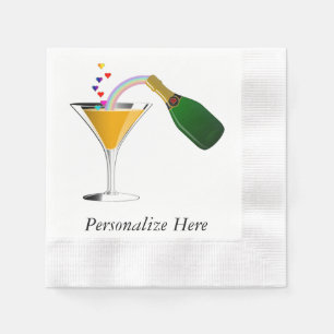 Champagne Toast Pappersservett