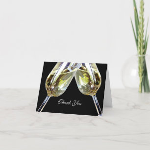 Champagne Toast/ Tack Kort