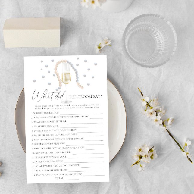 Champagne - Vad sa brudgummen möhippa? (Skapare uppladdad)