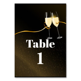 Champagne, vuxen, vin, bord-kort bordsnummer