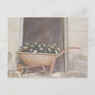 Champagne Wheelbarrow 1985 Vykort