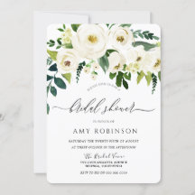 Champagne White Flowers Elegant Möhippa