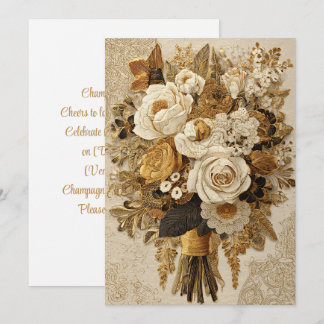 Champagne & Years | Cheer Bouquet Inbjudningar