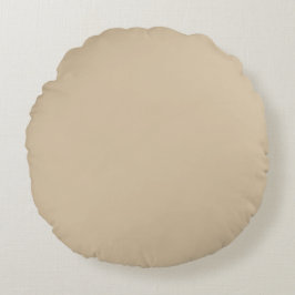 Champagnebeige Rund Kudde