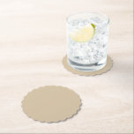 Champagnebeige Underlägg Papper<br><div class="desc">Champagne beige är en mjuk, ljus blandning av beige och ljust guld, med en antydan till subtila undertoner av varmt gult eller rosa. Inspirerad av den tidlösa elegansen hos mousserande vin, frammanar denna färg lyx, sofistikering och firande. Dess lugna glöd gör den till en favorit för bröllop, företagsarrangemang och vardagliga...</div>