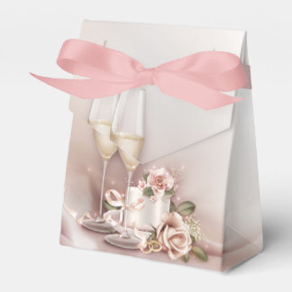 Champagnebröllop Presentaskar