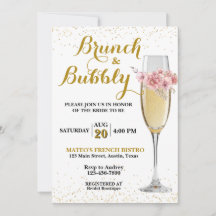 Champagnebrunch och bubbelbröllopsfest
