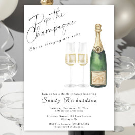 Champagnefest Bröllopsfest Inbjudningar