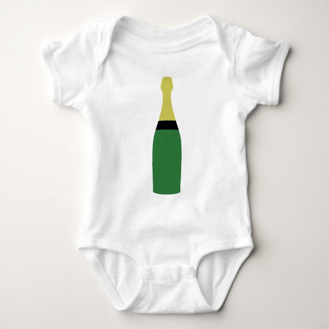 champagneflaska tee shirt (Framsida)