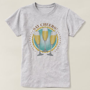 Champagneglas T-Shirt