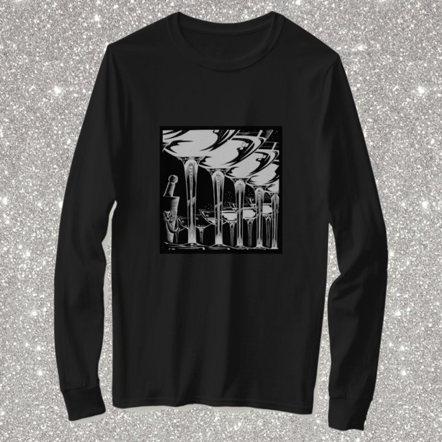 Champagneglas T-shirt (Skapare uppladdad)