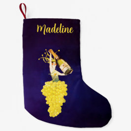 Champagnegrapar Liten Julstrumpa