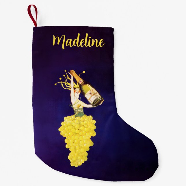 Champagnegrapar Liten Julstrumpa (Framsidan)