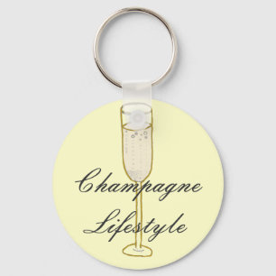 Champagnelivsstil Nyckelring