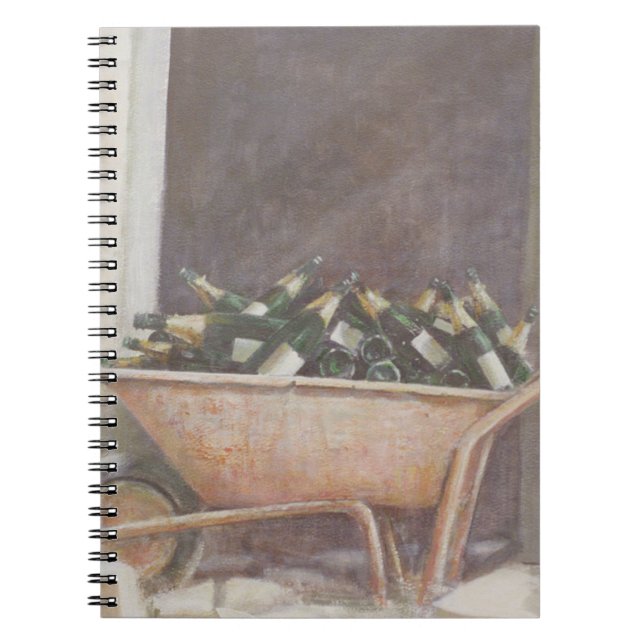 Champagneskottkärra 1985 anteckningsbok (Framsidan)