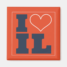 Champaign Urbana (IL) Football Watch Party Fridge Magnet