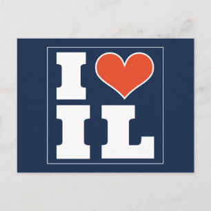 Champaign Urbana (IL) Tailgate-inbjudan Vykort