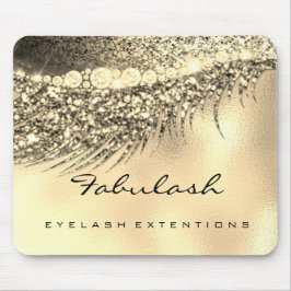 Champaigne Lux Guld Glitter Beauty Lash Namn Musmatta