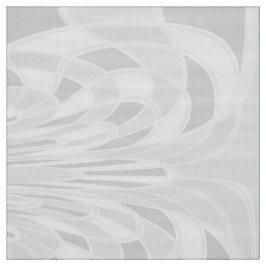 Champinjon abstrakt - vit - tyg