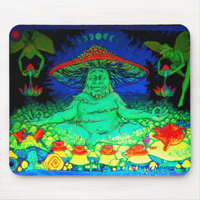 Champinjon Buddah Mousepad Musmatta (Framsidan)