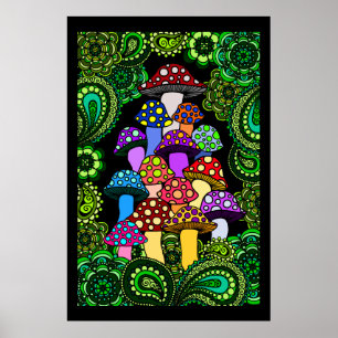 Champinjonaffisch Poster