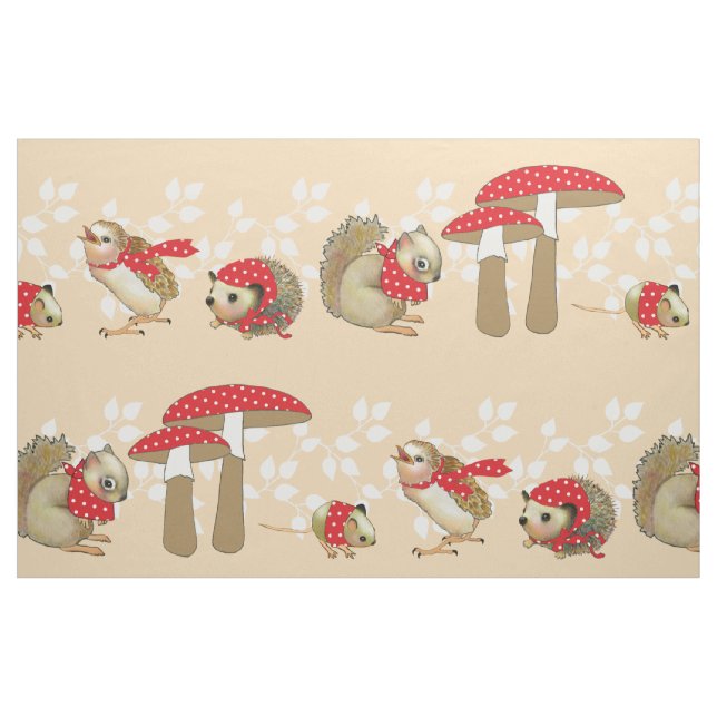 Champinjonen pricker dito tyg (Fat Quarter)