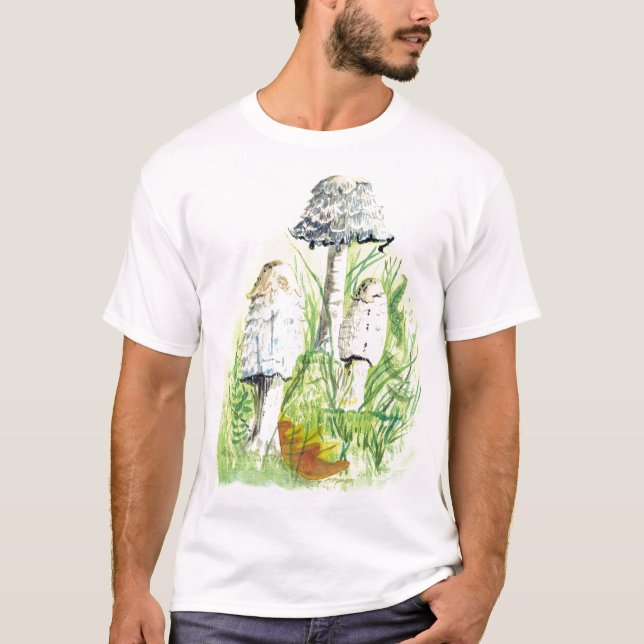 Champinjoner i natur tee shirt (Framsida)