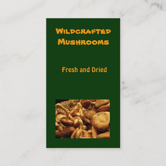 Champinjoner Visitkort (Framsida)