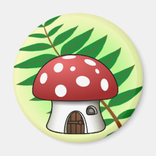 Champinjonhus Magnet